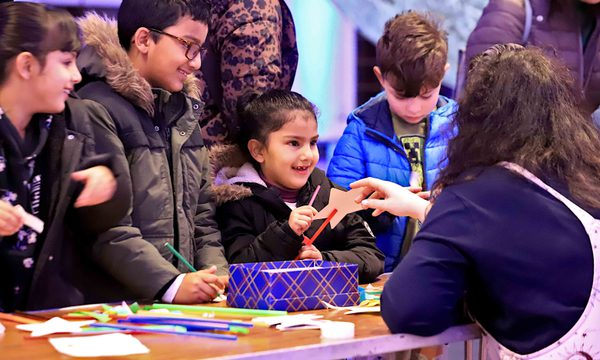 Children being creative in arts and craft
