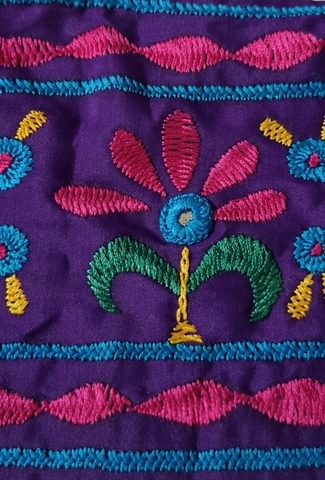Image of embroidered fabric