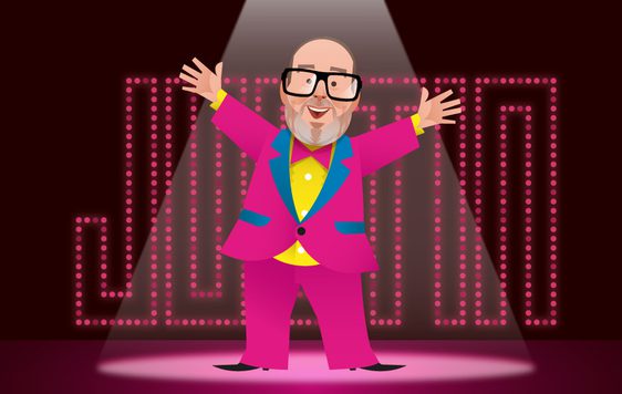 Cover art of Justin Moorhouse in graphics