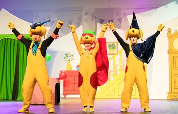 Spot the Dog with his friends dress up as super heroes