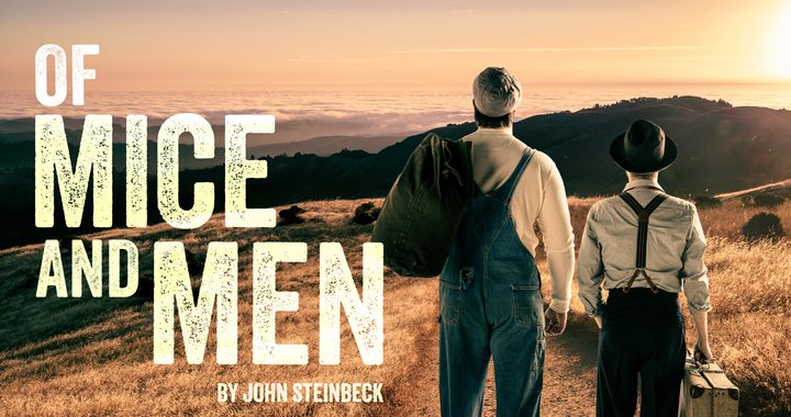 2 men standing looking into the sunset on the plains of USA