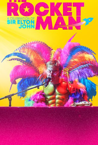 Colourful image of Elton John tribute act