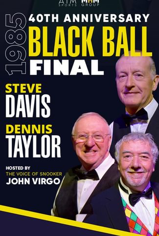 image of Steve Davis, Dennis Taylor and John Virgo snooker players