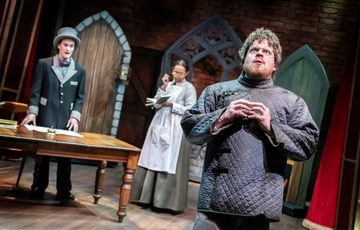 man in a straight jacket looking crazy