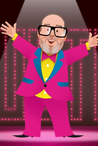 Cover art of Justin Moorhouse in graphics