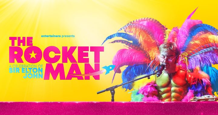 Colourful Image of Elton John tribute act